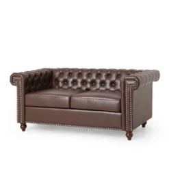 Brinkhaven Contemporary Button Tufted Loveseat With Nailhead Trim - Christopher Knight Home 10 Brinkhaven Contemporary Button Tufted Loveseat With Nailhead Trim - Christopher Knight Home -Home Furn Store GUEST d27c5270 4359 4fe7 b605 08079c52411b