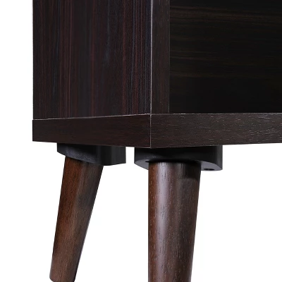 77.32" Elouera Mid Century Bookcase Walnut - Christopher Knight Home 77.32" Elouera Mid Century Bookcase Walnut - Christopher Knight Home -Home Furn Store GUEST d288fddd b709 4e51 94e0 b755fbdb322b