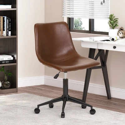 Jarvi Contemporary Upholstered Swivel Office Chair with Rolling Casters - Christopher Knight Home Jarvi Contemporary Upholstered Swivel Office Chair With Rolling Casters - Christopher Knight Home -Home Furn Store GUEST d308b383 738c 4a3f 96bf f0eb23151b31