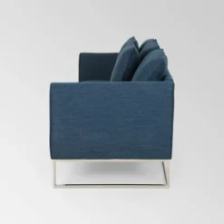 Canisbay Modern Sofa Navy Blue - Christopher Knight Home -Home Furn Store GUEST d3708f18 eebd 48f1 bba2 7bc1b4388835
