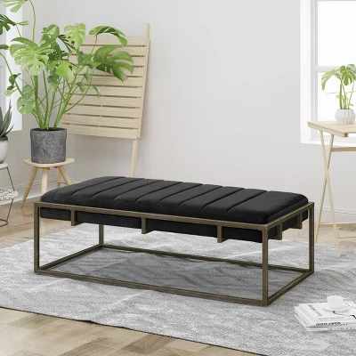 Magdalene Modern Velvet Ottoman Bench - Christopher Knight Home Magdalene Modern Velvet Ottoman Bench - Christopher Knight Home -Home Furn Store GUEST d3be27f9 f1f4 435a 8d0d fdabf654edc2