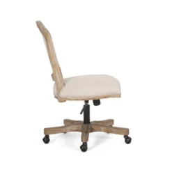 Scilley French Country Upholstered Swivel Office Chair - Christopher Knight Home -Home Furn Store GUEST d3cce6bf e86c 4f95 be12 eecf7aed0d58