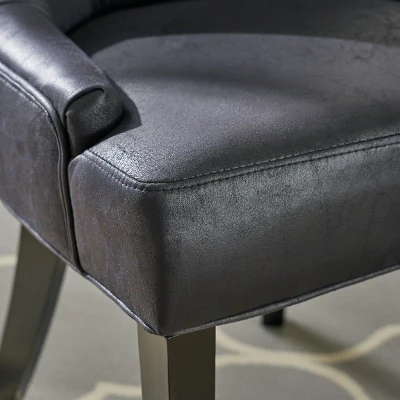 Set of 2 Hayden Traditional Microfiber Dining Chair - Christopher Knight Home Set Of 2 Hayden Traditional Microfiber Dining Chair - Christopher Knight Home -Home Furn Store GUEST d3e77596 5e0f 49ab baa8 32442582879c