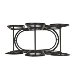 Ferrat Modern Industrial 13 Bottle Tabletop Cactus Wine Rack Black - Christopher Knight Home -Home Furn Store GUEST d468f08a 381b 4138 bd5d 49318391c3f1