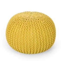 Nahunta Modern Knitted Cotton Round Pouf - Christopher Knight Home 14 Nahunta Modern Knitted Cotton Round Pouf - Christopher Knight Home -Home Furn Store GUEST d67159ce b241 4fa2 9fb0 4eb1160805ff