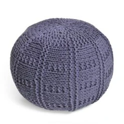 Yuny Handcrafted Modern Fabric Pouf - Christopher Knight Home -Home Furn Store GUEST d6f45753 4b97 4c36 b558 3b74f73b801c