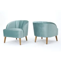 Set Of 2 Amaia Modern New Velvet Club Chair - Christopher Knight Home 8 Set Of 2 Amaia Modern New Velvet Club Chair - Christopher Knight Home -Home Furn Store GUEST d8854710 92ff 481e b613 01a56305e32b