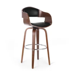 Clyo Mid-Century Modern Upholstered Swivel Barstool - Christopher Knight Home -Home Furn Store GUEST d887ff3d b9f5 470c bc53 1d25c49c4a9d