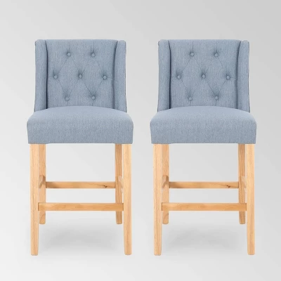 Set of 2 Landria Button Tufted Wingback Counter Height Barstools - Christopher Knight Home Set Of 2 Landria Button Tufted Wingback Counter Height Barstools - Christopher Knight Home -Home Furn Store GUEST d8c9d8f5 dac2 4f93 add9 b01bcbb09a8e