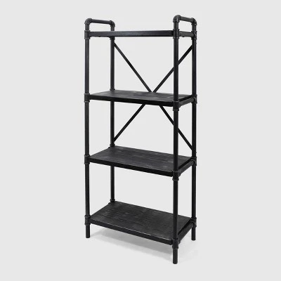 Greenwood Industrial Iron Four Shelf Bookcase - Christopher Knight Home Greenwood Industrial Iron Four Shelf Bookcase - Christopher Knight Home -Home Furn Store GUEST d8d4f6b2 07be 4579 81ca 39432b0ca1ab