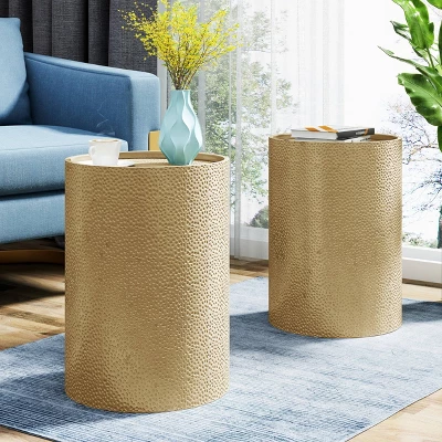 2pk Brookhaven Modern Round Accent Table - Christopher Knight Home 2pk Brookhaven Modern Round Accent Table - Christopher Knight Home -Home Furn Store GUEST d92b98e4 ca4d 480b b067 b850214cbd95