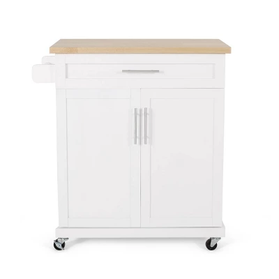 Batavia Contemporary Kitchen Cart with Wheels - Christopher Knight Home Batavia Contemporary Kitchen Cart With Wheels - Christopher Knight Home -Home Furn Store GUEST d9ad4a3f f513 42c2 8abb 8264309c5dca