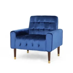 Bourchier Modern Glam Velvet Armchair - Christopher Knight Home -Home Furn Store GUEST db6539c7 547d 4eba b86c 06f33b663c94