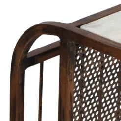 Zeyer Boho Glam Handcrafted Marble Top C-Shaped Side Table With Magazine Rack Natural White/Antique Brass - Christopher Knight Home 5 Zeyer Boho Glam Handcrafted Marble Top C-Shaped Side Table With Magazine Rack Natural White/Antique Brass - Christopher Knight Home -Home Furn Store GUEST db7a1eae a502 4a20 ab92 50d902c1a490