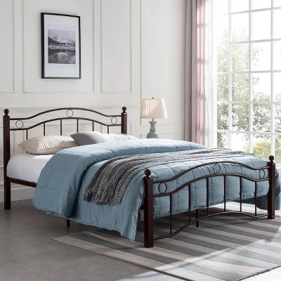Queen Bouvardia Modern Contemporary Iron Bed - Christopher Knight Home Queen Bouvardia Modern Contemporary Iron Bed - Christopher Knight Home -Home Furn Store GUEST dbb3f256 2ec5 4a35 8ef8 0a413349c780