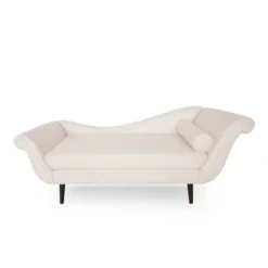 Calvert Contemporary Chaise Lounge With Scroll Arms - Christopher Knight Home -Home Furn Store GUEST dce528c5 fcdf 4b52 aee6 8e3e2a0c6228