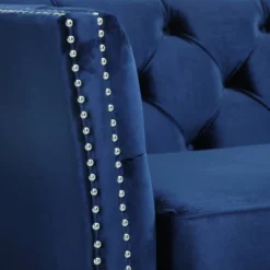 Chatwin Contemporary Tufted Velvet Sofa Dark Blue - Christopher Knight Home 4 Chatwin Contemporary Tufted Velvet Sofa Dark Blue - Christopher Knight Home -Home Furn Store GUEST de6c85eb 2d6d 4f21 860d bf699e4164d6