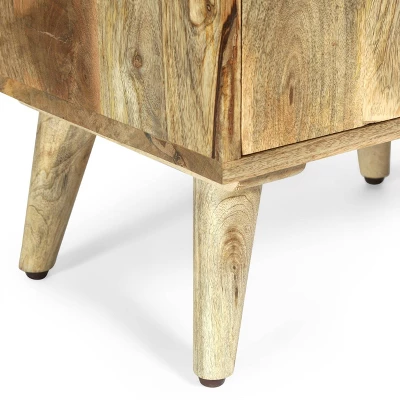 Lytle Boho Handcrafted Mango Wood Nightstand with Storage Natural - Christopher Knight Home Lytle Boho Handcrafted Mango Wood Nightstand With Storage Natural - Christopher Knight Home -Home Furn Store GUEST df050bd1 6b9a 4bee 9091 7712275f4ce8