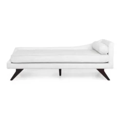 Cagle Mid Century Modern Fabric Chaise Lounge - Christopher Knight Home 12 Cagle Mid Century Modern Fabric Chaise Lounge - Christopher Knight Home -Home Furn Store GUEST e076f768 6653 4641 942f e0b547a93108