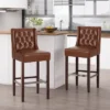Set Of 2 Bayliss Contemporary Wingback Barstools - Christopher Knight Home 2 Set Of 2 Bayliss Contemporary Wingback Barstools - Christopher Knight Home -Home Furn Store GUEST e0f7dce4 040a 42c3 9578 8224e0f72686