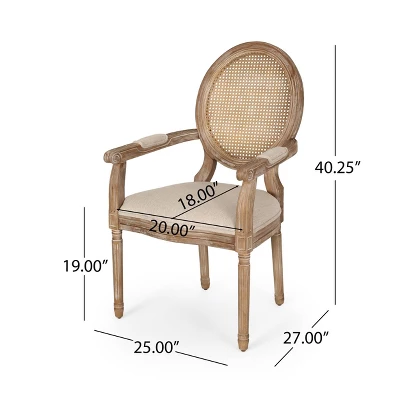 Set of 2 Judith French Country Wood and Cane Upholstered Dining Chairs - Christopher Knight Home Set Of 2 Judith French Country Wood And Cane Upholstered Dining Chairs - Christopher Knight Home -Home Furn Store GUEST e16b8598 976b 4d9a bda1 b9a313c95ac7