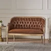 Faye Traditional Tufted Upholstered Loveseat - Christopher Knight Home