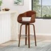 Clyo Mid-Century Modern Upholstered Swivel Barstool - Christopher Knight Home -Home Furn Store GUEST e2f90e0f 7c34 47fb 97f4 932f5742e6cc