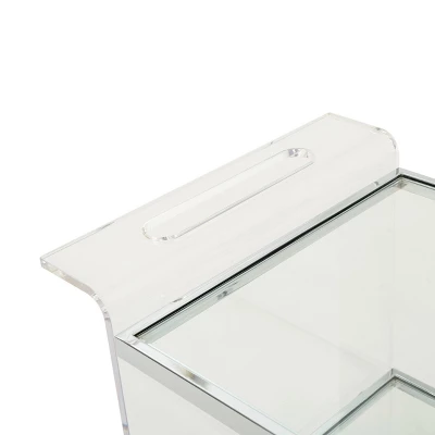 Yves Acrylic Bar Trolley Clear - Christopher Knight Home Yves Acrylic Bar Trolley Clear - Christopher Knight Home -Home Furn Store GUEST e36ee3a8 35fa 4729 b14b a8598c1d2f60
