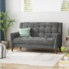 Candace Mid Century Modern Loveseat Dark Gray - Christopher Knight Home -Home Furn Store GUEST e47d0482 7d92 4a52 94af 699cac528b6e