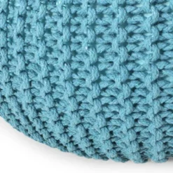 Nahunta Modern Knitted Cotton Round Pouf - Christopher Knight Home 4 Nahunta Modern Knitted Cotton Round Pouf - Christopher Knight Home -Home Furn Store GUEST e7130db2 177a 460e ac8a e5b59fa9ca0c