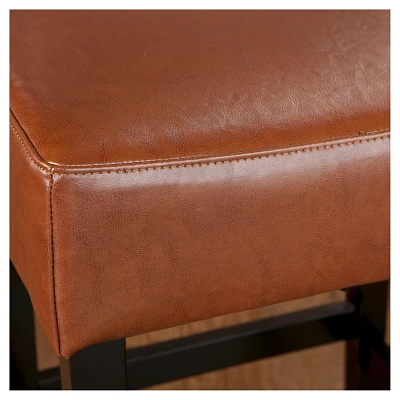 Set of 2 Lopez Backless Leather Counter Height Barstool - Christopher Knight Home Set Of 2 Lopez Backless Leather Counter Height Barstool - Christopher Knight Home -Home Furn Store GUEST e80deec7 26bf 4279 abf6 bfea0a336a3a