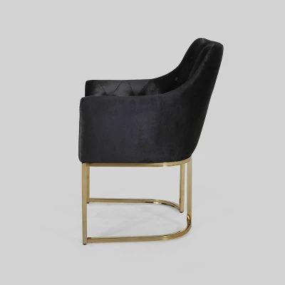 McDonough Modern Tufted Glam Accent Chair Black - Christopher Knight Home McDonough Modern Tufted Glam Accent Chair Black - Christopher Knight Home -Home Furn Store GUEST e8dd5eeb c619 4d6d 8f2d a10f08f65b63