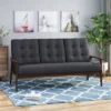 Duluth Mid Century Tufted Sofa Black - Christopher Knight Home -Home Furn Store GUEST e97dac83 78bf 4969 81c6 6e8c89781021