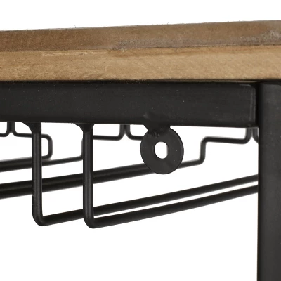 Fritsche Modern Industrial 47 Bottle Floor Wine Rack Natural/Black - Christopher Knight Home Fritsche Modern Industrial 47 Bottle Floor Wine Rack Natural/Black - Christopher Knight Home -Home Furn Store GUEST e980f5ea 772d 4f54 a645 97ea7713a35f