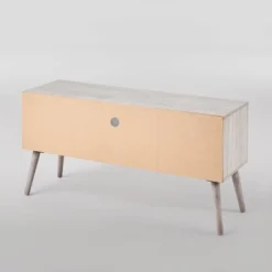 Chandelle 2pc Mid-Century Entertainment Center Set Gray Oak - Christopher Knight Home -Home Furn Store GUEST ea04c46e a007 4a12 bb47 9114ee2017ac