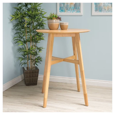 Tenley Pub Round Bar Height Table Oak - Christopher Knight Home Tenley Pub Round Bar Height Table Oak - Christopher Knight Home -Home Furn Store GUEST ea3e8d30 2769 4277 aaf4 9fa54de74fad