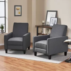 Set Of 2 Darvis Contemporary Recliners - Christopher Knight Home -Home Furn Store GUEST ea5f1b31 3098 4992 ad96 79967dee19f5