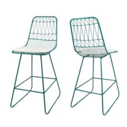Set Of 2 Walcott Modern Iron Counter Height Barstools - Christopher Knight Home -Home Furn Store GUEST eadf8e62 85c3 4da1 ba3c 20ce8603ae99