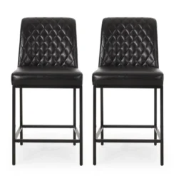 2pc Osgood Contemporary Diamond Stitch Counter Height Barstools - Christopher Knight Home -Home Furn Store GUEST eb4d3c22 9c04 4f5e 9c5e a0cd75874cf8