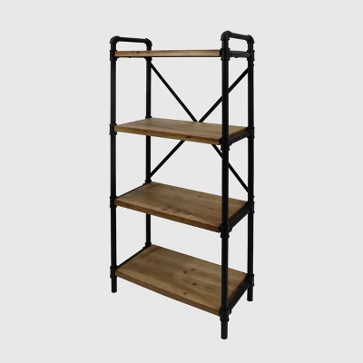 Greenwood Industrial Iron Four Shelf Bookcase - Christopher Knight Home Greenwood Industrial Iron Four Shelf Bookcase - Christopher Knight Home -Home Furn Store GUEST ebe4ff02 79b6 4c04 aba4 102f00869968