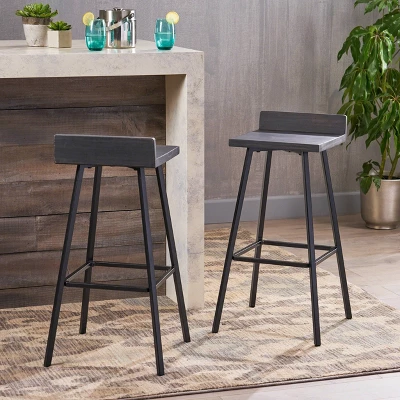 Set of 2 Bidwell Modern Wood Barstool - Christopher Knight Home Set Of 2 Bidwell Modern Wood Barstool - Christopher Knight Home -Home Furn Store GUEST eca9e67b 544e 4fc2 a36e 3fca09bdc141
