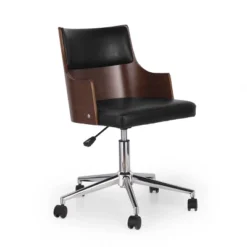 Rhine Mid-Century Modern Upholstered Swivel Office Chair - Christopher Knight Home 7 Rhine Mid-Century Modern Upholstered Swivel Office Chair - Christopher Knight Home -Home Furn Store GUEST ee27ae5a d641 4616 85d9 0b4cc98a2d4f