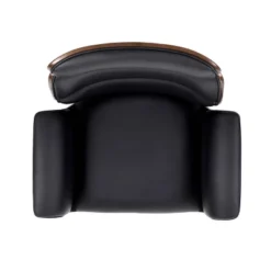 Cannonade Mid-Century Modern Swivel Office Chair Black/Walnut - Christopher Knight Home -Home Furn Store GUEST ee56020f 9574 4a09 95d4 12c8754462c0