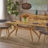 Salli Rectangular Dining Table - Natural Oak - Christopher Knight Home 1 Salli Rectangular Dining Table - Natural Oak - Christopher Knight Home -Home Furn Store GUEST efa32328 db5d 495d b538 1ea864b8c27b