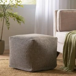 Camrose Contemporary Fabric Pouf - Christopher Knight Home -Home Furn Store GUEST f17a47b1 fe4f 4846 909e b800faa83502