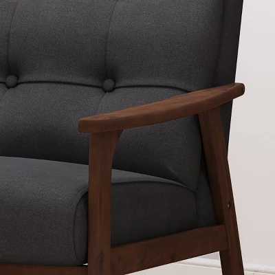 Duluth Mid-Century Armchair Black - Christopher Knight Home Duluth Mid-Century Armchair Black - Christopher Knight Home -Home Furn Store GUEST f4e9d38d 06be 4307 b884 400b340300de