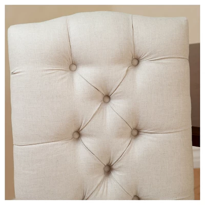 Set of 2 Berlin Tufted Fabric Dining Chair Natural - Christopher Knight Home Set Of 2 Berlin Tufted Fabric Dining Chair Natural - Christopher Knight Home -Home Furn Store GUEST f53314a9 bed3 4090 a614 1415f51d3773
