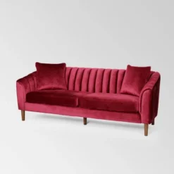 Ansonia Contemporary Velvet Sofa - Christopher Knight Home -Home Furn Store GUEST f54fdf24 607c 4f06 9d31 222f5d588d3c