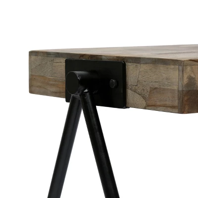 Gurley Handcrafted Modern Industrial Mango Wood Side Table Gray/Black - Christopher Knight Home Gurley Handcrafted Modern Industrial Mango Wood Side Table Gray/Black - Christopher Knight Home -Home Furn Store GUEST f92ebf66 e76c 4d93 9ce6 7b3330dd2e3e