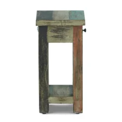 Meader Boho Handmade Distressed Mango Wood End Table - Christopher Knight Home -Home Furn Store GUEST f9f8d23f 63b7 448f ae55 d4394e103a40